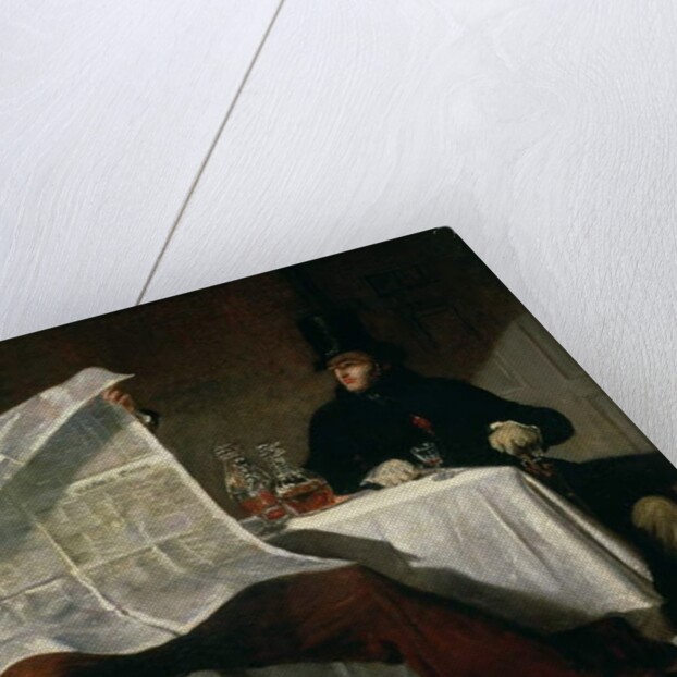 Waiting for the Times, 1831 by Benjamin Robert Haydon