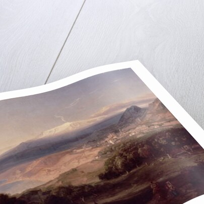 Taormina and Mount Etna, c.1840 by Carl Rottmann