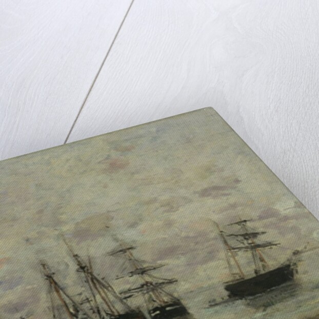 Portrieux, 1869 by Eugene Louis Boudin