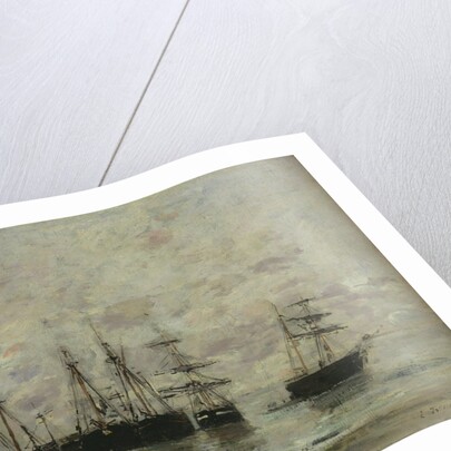 Portrieux, 1869 by Eugene Louis Boudin