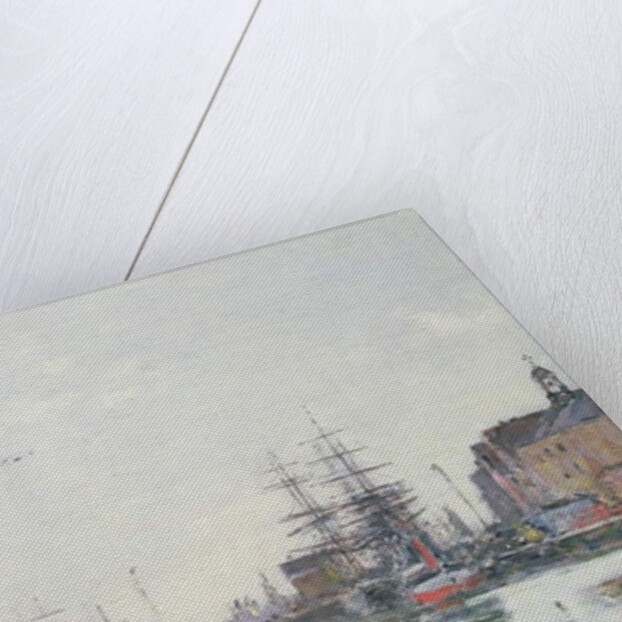 The Basin of the Barre, Le Havre, 1895 by Eugene Louis Boudin