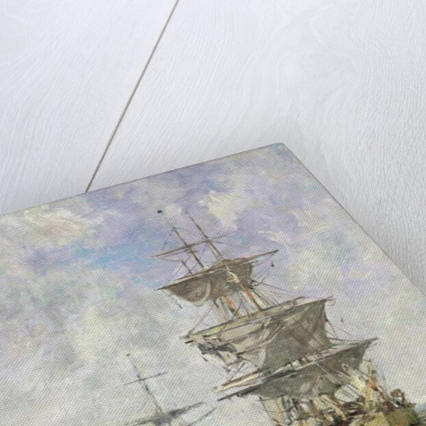 The Large Ship, 1879 by Eugene Louis Boudin