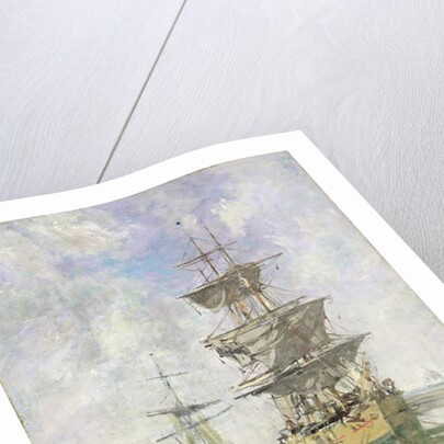 The Large Ship, 1879 by Eugene Louis Boudin