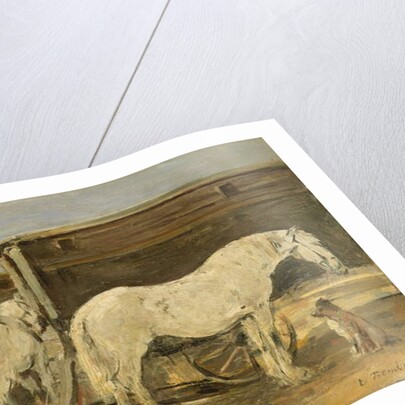 Gypsy Horses, c.1885-90 by Eugene Louis Boudin