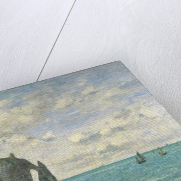 The Cliffs at Etretat, 1890 by Eugene Louis Boudin