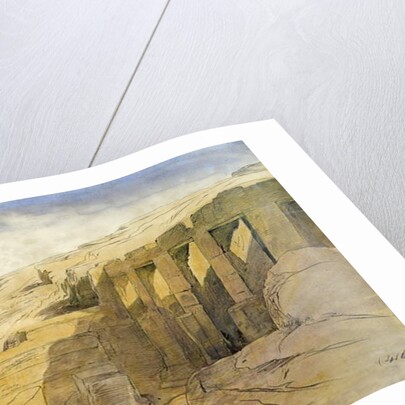 Derr, Egypt, 1867 by Edward Lear