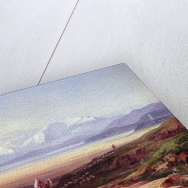 Mount Parnassus, Lake Cephissus and the Plains of Boetia, Greece, 1860 by Edward Lear