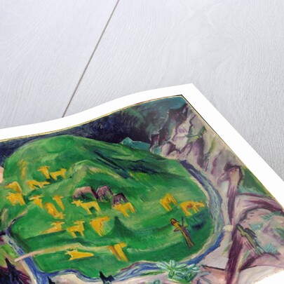 Field of Livestock, 1918 by Ernst Ludwig Kirchner