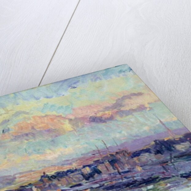 View of Paris by Albert-Charles Lebourg