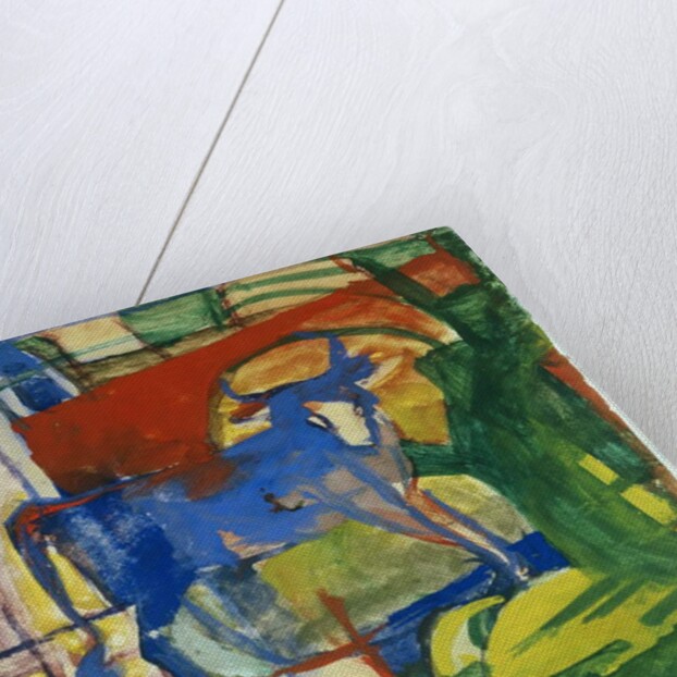 Blue Cow, 1914 by Franz Marc