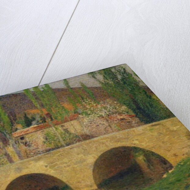 Hamlet by the Bridge by Henri Jean Guillaume Martin