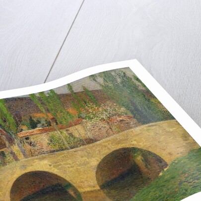 Hamlet by the Bridge by Henri Jean Guillaume Martin