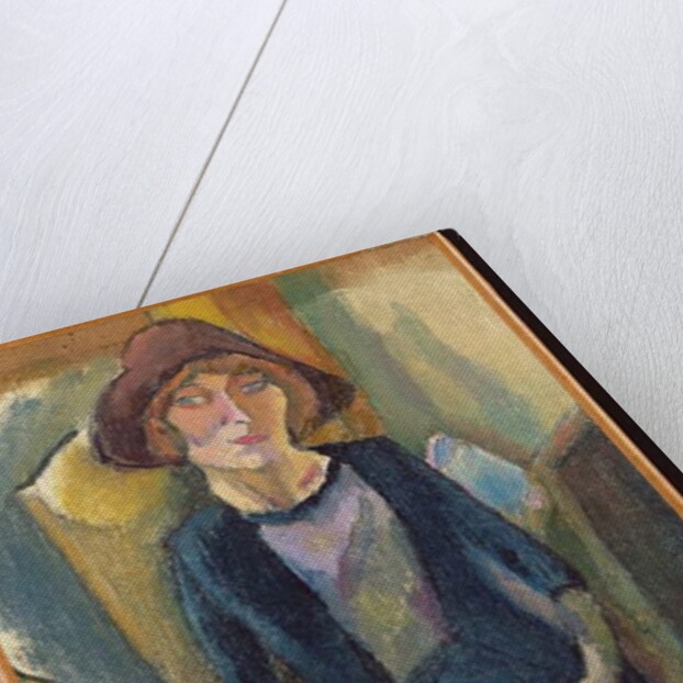 Hermine David in Blue, 1916 by Jules Pascin