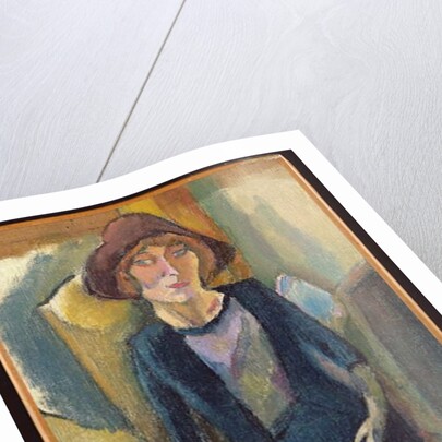 Hermine David in Blue, 1916 by Jules Pascin