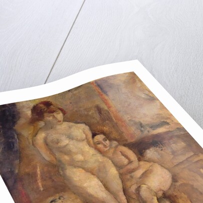 The Two Models, c.1928 by Jules Pascin