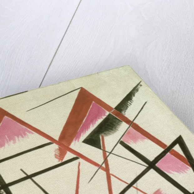 Linear Construction, c.1921 by Lyubov Sergeevna Popova