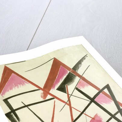Linear Construction, c.1921 by Lyubov Sergeevna Popova