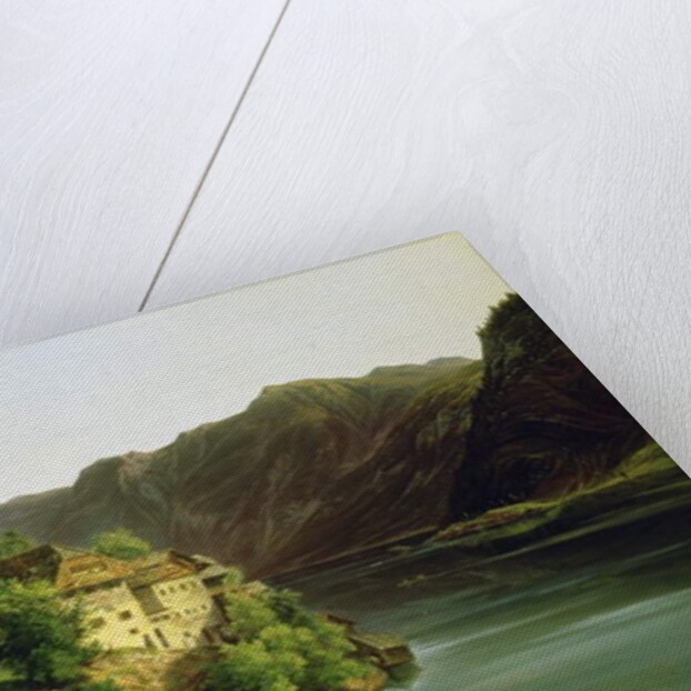 The Hallstatter Lake, 1824 by Franz II Steinfeld