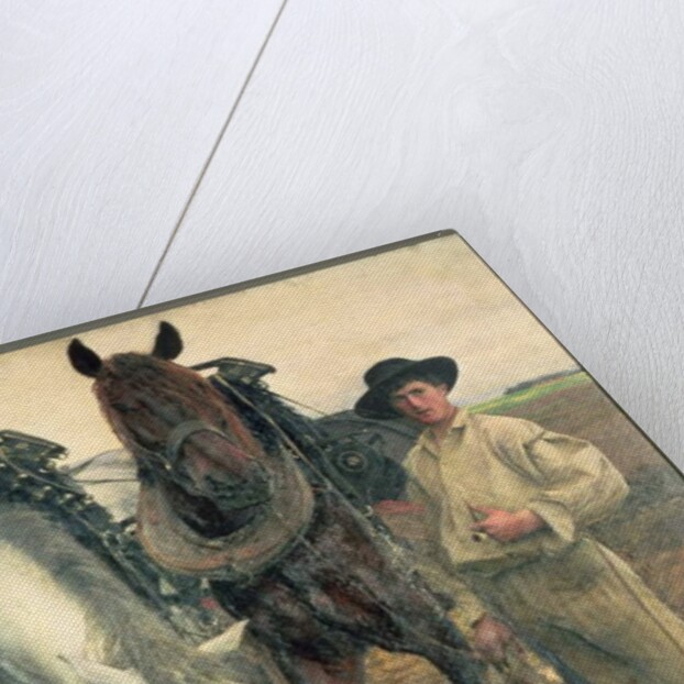 Horses at the Water Trough, 1884 by Pascal Adolphe Jean Dagnan-Bouveret