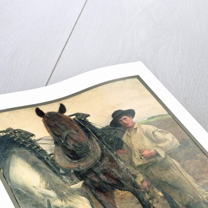 Horses at the Water Trough, 1884 by Pascal Adolphe Jean Dagnan-Bouveret