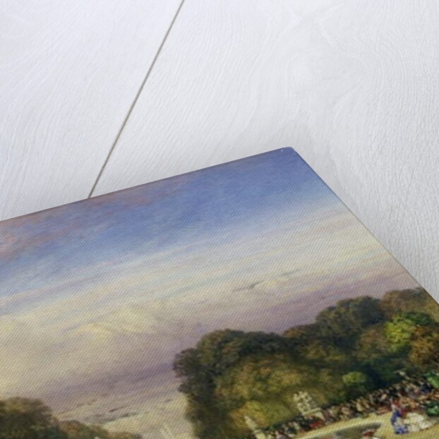 The Tuileries Gardens, with the Arc de Triomphe in the Distance, 1858 by William Wyld