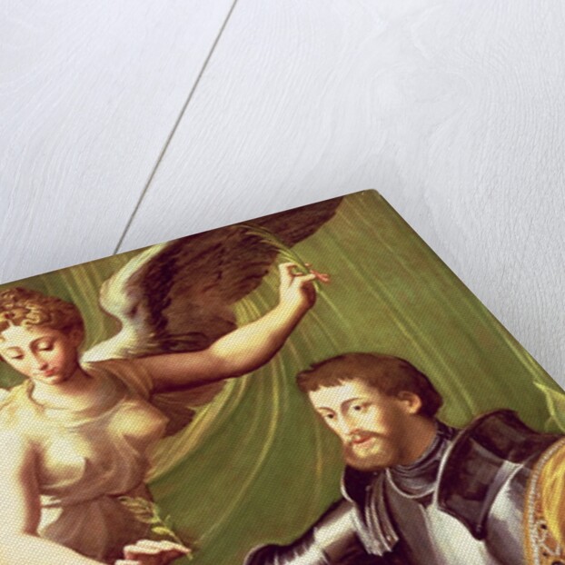 Emperor Charles V Receiving the World, c.1529 by Parmigianino
