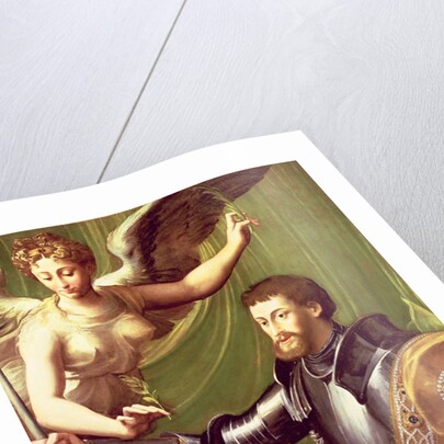 Emperor Charles V Receiving the World, c.1529 by Parmigianino