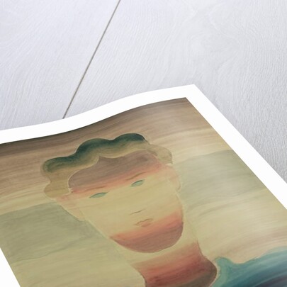 Striped Portrait, 1932 by Oskar Schlemmer