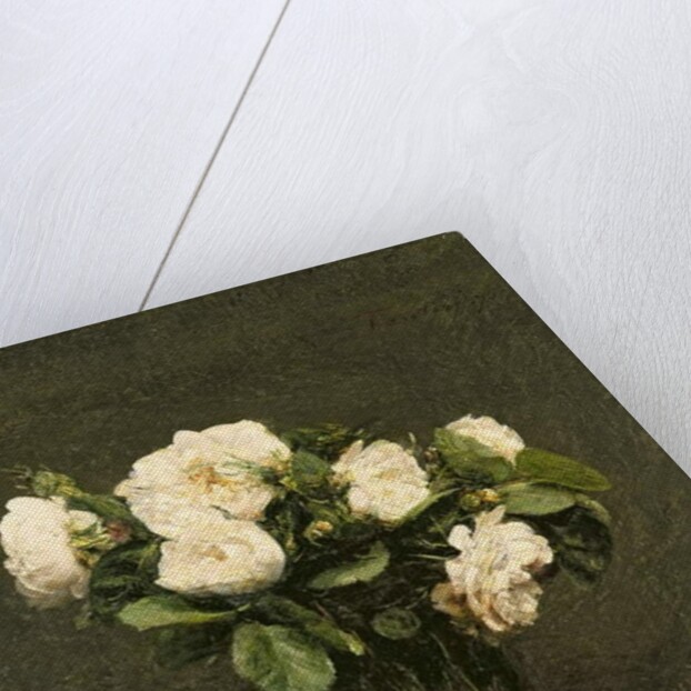 White Roses, 1875 by Ignace Henri Jean Fantin-Latour