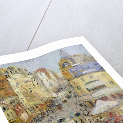 The 14th July in Paris, Rue de Clignancourt, 1925 by Gustave Loiseau