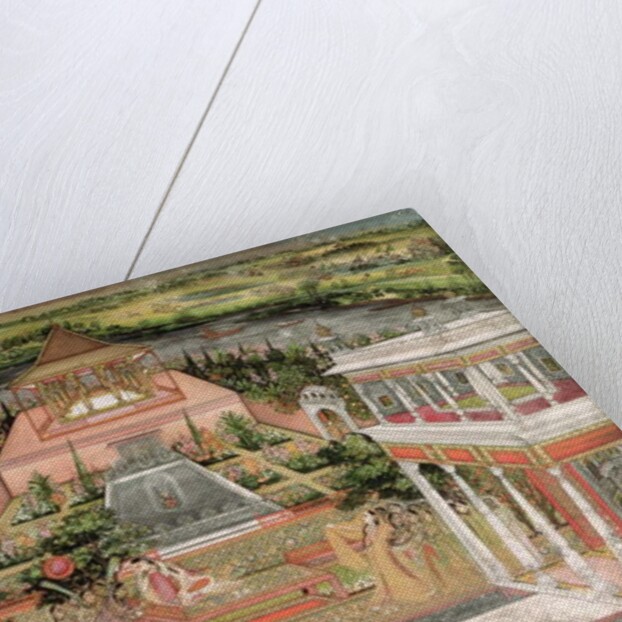 A Mughal Princess in her Garden by Indian School