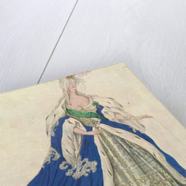 Costume design for the Queen in 'Sleeping Beauty', 1921 by Leon Bakst