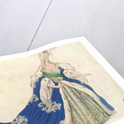 Costume design for the Queen in 'Sleeping Beauty', 1921 by Leon Bakst