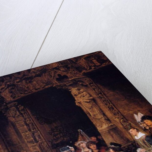 Leaving Church in the Fifteenth Century, 1864 by Lawrence Alma-Tadema