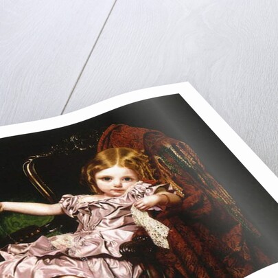 Young Girl in an Armchair, c.1850 by Sophie Anderson