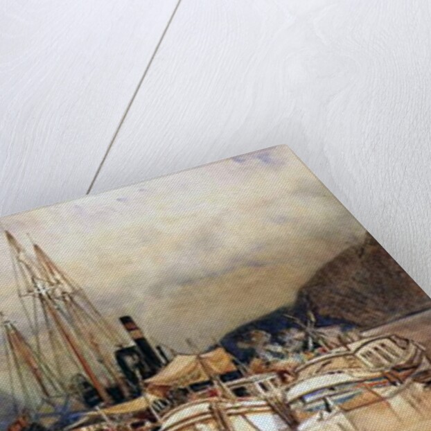 Shipping on the Hudson River by Samuel Colman