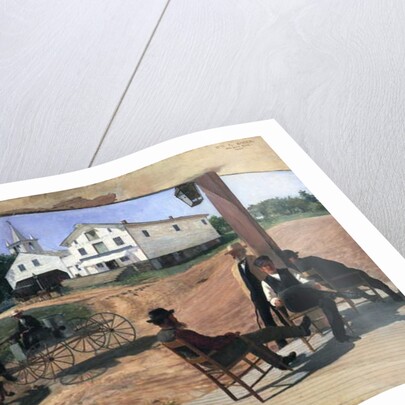 Ella's Hotel, Richfield Center, 1885 by Otto Henry Bacher