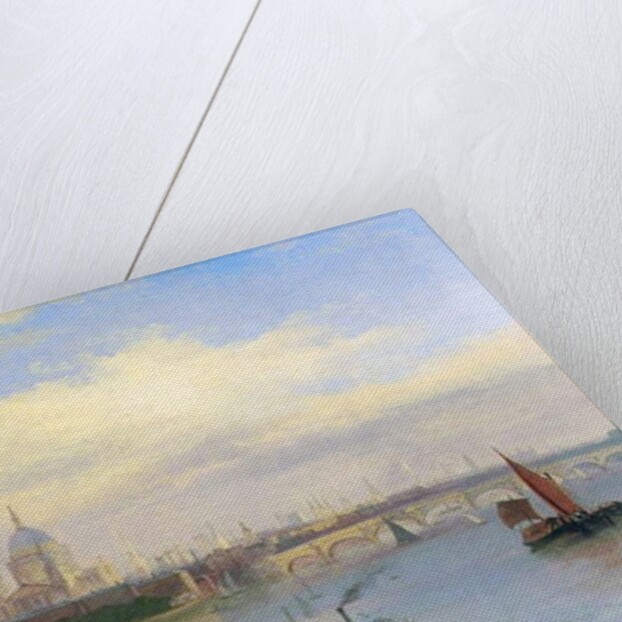 The Thames and St. Paul's Cathedral from Somerset House by William Parrott