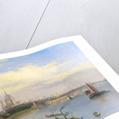The Thames and St. Paul's Cathedral from Somerset House by William Parrott