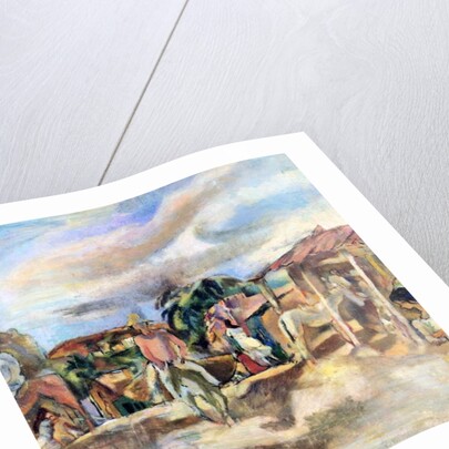 A Cuban Village, 1917-18 by Jules Pascin