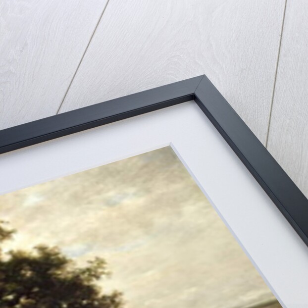 A shepherd and his flock by Charles Emile Jacques