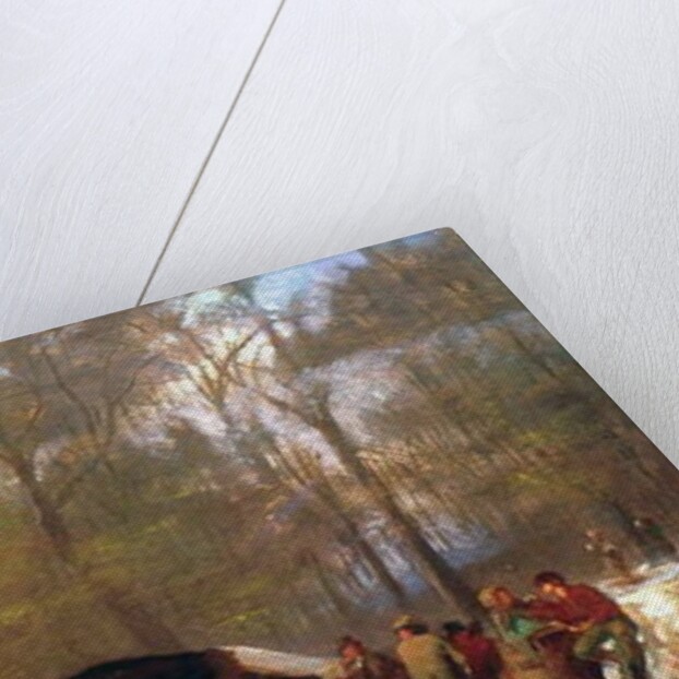 Sugaring Off at the Camp, 1864-66 by Eastman Johnson