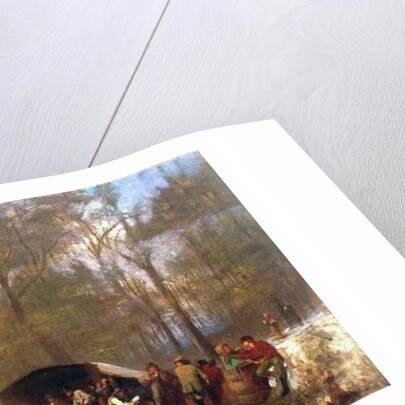 Sugaring Off at the Camp, 1864-66 by Eastman Johnson