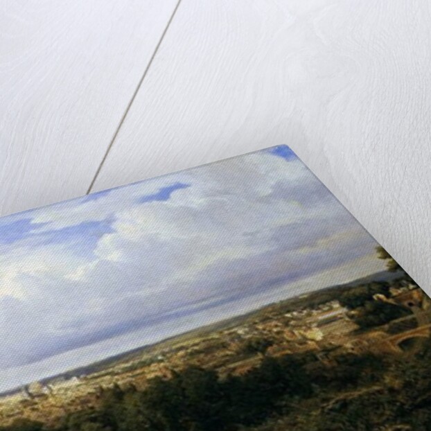 View of the city of Leon, Spain, 1857 by Edouard Jean Marie Hostein