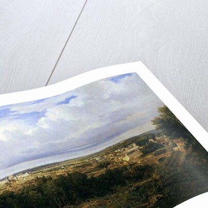 View of the city of Leon, Spain, 1857 by Edouard Jean Marie Hostein