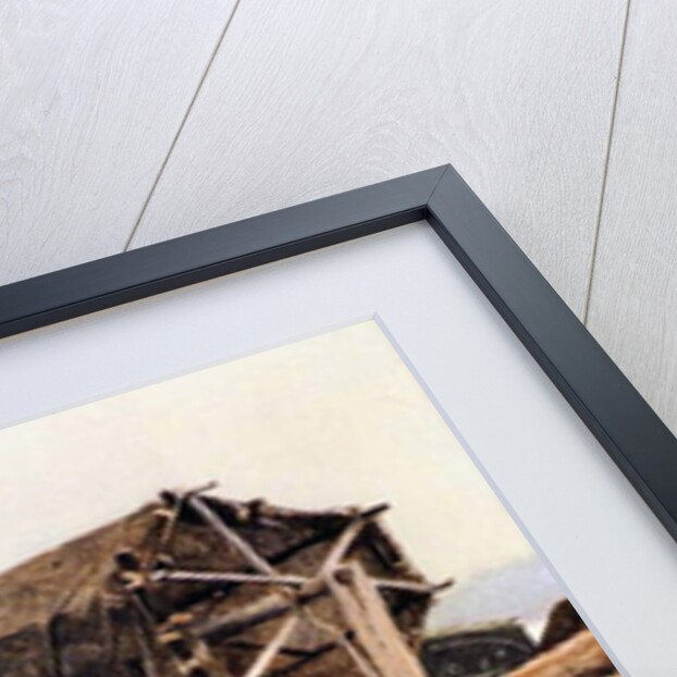 Fishing Nets Drying, 1881 by Denis Miller Bunker