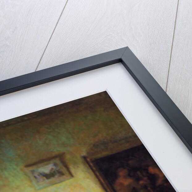 Woman reading at home, 1918 by Frederick Andrew Bosley