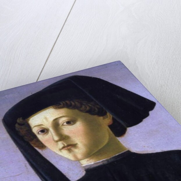 Portrait of a young man by Francesco Botticini