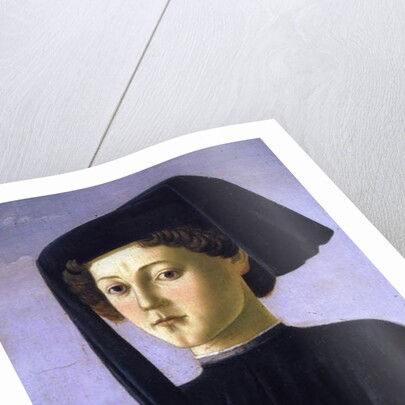 Portrait of a young man by Francesco Botticini