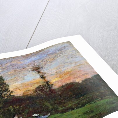 The Manet Family picnicking, 1866 by Eugene Louis Boudin